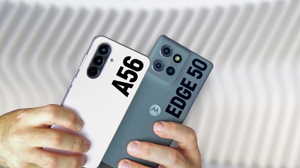 Galaxy A56 vs Edge 50: som e bateria superam tela e desempenho? | Comparativo